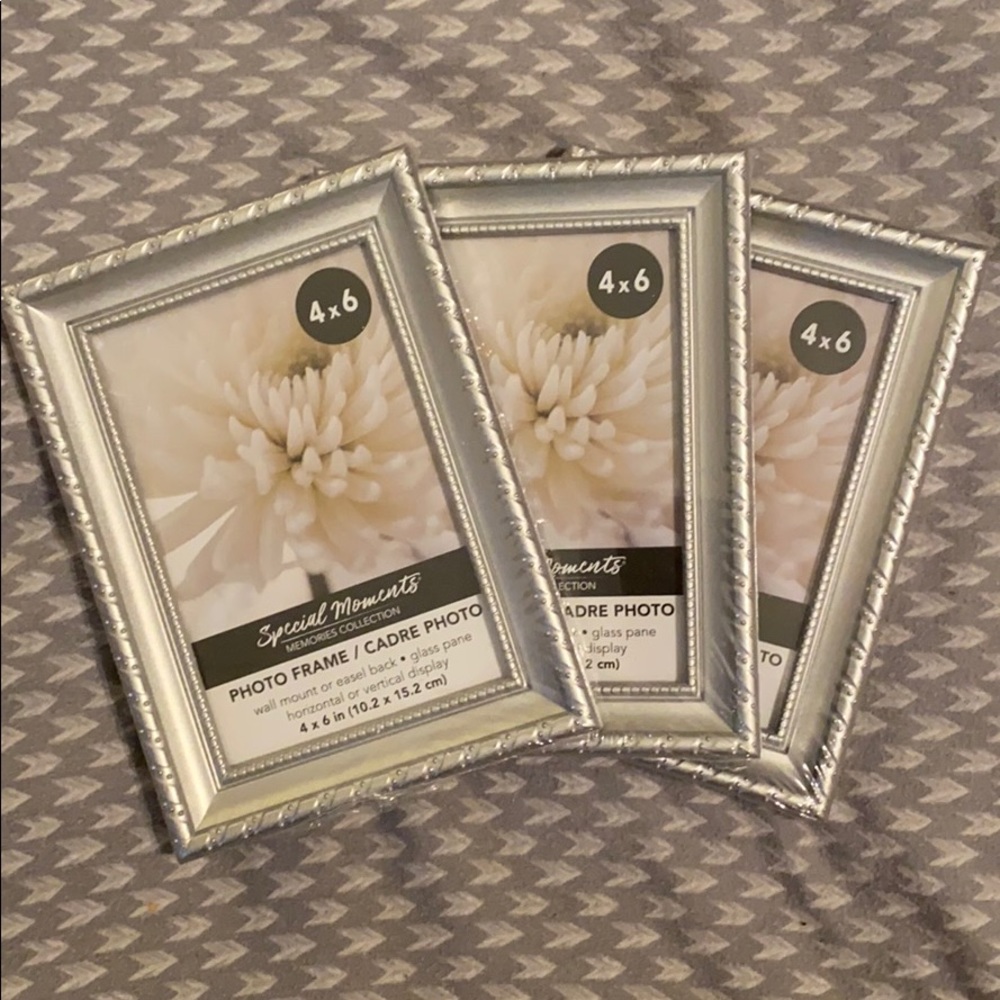 3 PICTURE FRAMES (4x6)